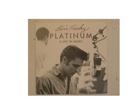 Elvis Presley Affiche Plat Vieux Image Platinum - $8.94