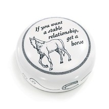 Desk paperweight &quot;If you want a stable relationship, get a horse&quot; - $39.99