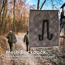Outdoor Bag Duck Decoy Bag  Backpack with  Straps Drake Goose Storage Net Bag - £87.72 GBP