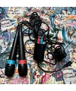 Set of 2 SingStar PS2 Microphones w/ USB Converter Dongle Sony PlayStati... - $26.84 CAD