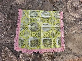 Prizren silk apron, mid XX century handmade Torbeslii folklore apron, fo... - $35.00