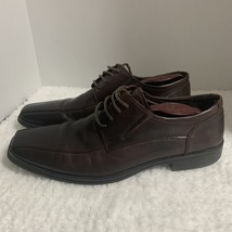 Enzo Feldini Men&#39;s Loafer Shoes Mens Size 9 M Brown Leather Bicycle Toe - $454.62 MXN