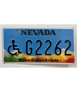 Home Means Nevada Handicap Raised Letters License Plate G2262 - $27.14 CAD