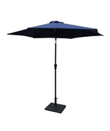Navy Blue Patio Umbrella w/ Tilt &amp; Crank - $259.43 CAD
