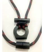 Fire Starter Breakaway Necklace Survival Flint and Steel Kit Paracord Bu... - $18.37 CAD