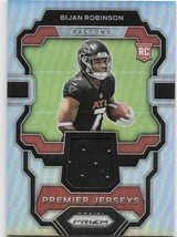 2023 Prizm Premier Jersey Silver Bijan Robinson Relic Falcons - £9.02 GBP