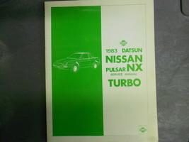 1983 Datsun Nissan Pulsar NX Turbo Service Réparation Shop Manuel Usine OEM 83 - £9.85 GBP