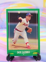 1988 Score Baseball | Jack Lazorko Angels #437 - $0.99