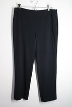 Talbots 10P Navy Blue Side Zip Slim Leg Heritage Dress Pants - $27.54