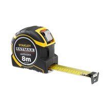 STANLEY XTHT0-33501 FATMAX Autolock Tape, 8m Metric Only, Yellow/Black - £65.58 GBP