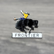 VTG Frontier Rodeo Cowboy Bucking Bronco Pin Button Hat Lapel Tie Horse Bareback - £3.93 GBP