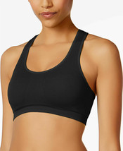 Jockey Sports Bra Mid-Impact Removable Pad/Cup Womens Seamless Moisture-Wicking - £21.89 GBP