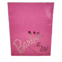 Vintage 1994 Mattel Barbie Festival Pink Folder W/ Papers 35TH Anniversary - £22.89 GBP