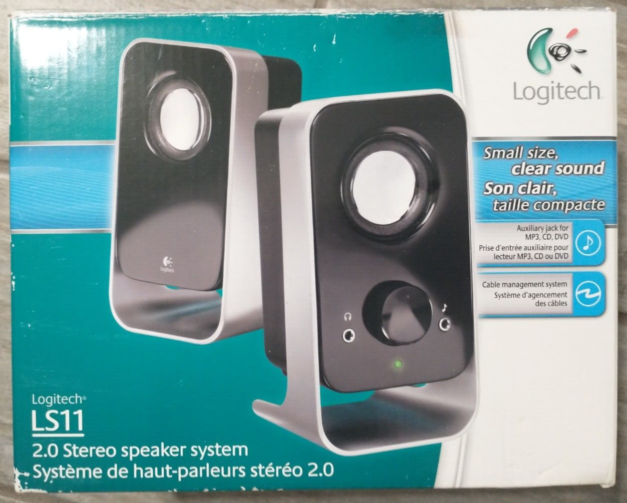 Logitech LS11 2.0 Stereo Speaker System - $9.89