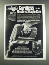 1991 Arrow ETC-50 Electric Staple Gun Ad - The Power of Plug-In - $18.49