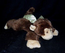 9&quot; Bearington Baby Collection Brown Monkey Ape Rattle Stuffed Animal Plush Toy - £15.18 GBP