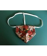 New Mens Red  Christmas POINSETTIA PLANT Bows Gstring Thong Lingerie Und... - $27.87 CAD