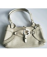Guess handbag, Womens purse western style used, cream color medium - $29.69