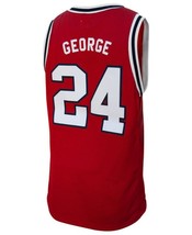 Paul George #24 College Basketball Custom Jersey Sewn Red Any Size image 5