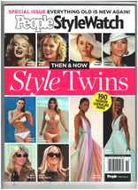  People style watch magazine special issue 2015 Then &amp; Now style twins - £13.90 GBP