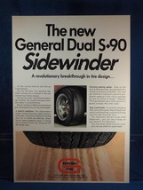 Vintage Zeitschrift Anzeige Aufdruck Design Werbe General Reifen - £25.41 GBP