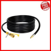 12ft Quick Connect Low Pressure RV Hose for Griddles &amp; Camping - Brass F... - $42.67
