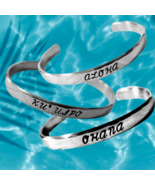 Hawaiian Custom Made Aluminum Cuff Bracelet (Choose From Three Designs) - £31.32 GBP