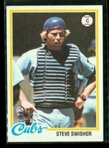 Vintage 1978 Topps Baseball Trading Card #252 Steve Swisher Chicago Cubs - £7.68 GBP