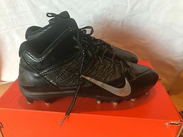 Men&#39;s Nike Alpha Pro TD 3/4 Football Cleats size 9 Pre owned Black - £36.51 GBP