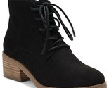 Style &amp; Co Women Block Heel Combat Ankle Booties Rizio Size US 5M Black ... - £22.61 GBP