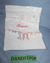 White Embroidered Lingerie Laundry Storage Bag In Package Valentine Gift - $19.79
