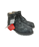 Timberland Kid’s 6" Premium Waterproof Boots A177P Black-Floral Size 3M - $78.37