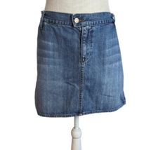 Old Navy Womens Sz 16 Medium Wash Denim Blue Jean Skirt - £14.97 GBP