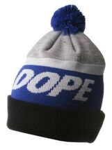 Dope Couture Black Blue and Grey Victory Pom Beanie Winter Hat NWT - €16,48 EUR