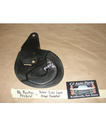 86 Pontiac Firebird Trans Am LEFT DRIVER SIDE PLASTIC SEAT HINGE PROTECT... - $40.69 CAD