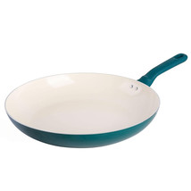 Spice By Tia Mowry 12 Inch Healthy Ceramic Nonstick Aluminum Skillet wit... - $41.90