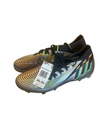 Adidas Predator Edge.3 FG Men&#39;s Size 8.5 Silver Soccer Cleats Comfort HR... - $64.99