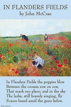 In Flanders&#39;s Fields by John McCrae - Art Print - £17.62 GBP+