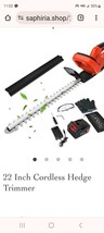 22 Inch Cordless Hedge Trimmer - £90.78 GBP