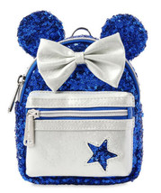 Disney Parks Sorcerer Minnie Mouse Loungefly Mini Wristlet Backpack Make A Wish - $59.99