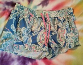 Lilly Pulitzer Run Around  Luxletic Shorts Into The Deep  Sz Xs Hot! So Apealing - £46.54 GBP