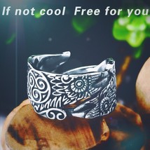 Eel punk vintage lucky men ring viking rune fashion jewelry wholesale gift dropshipping thumb200