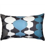 Pillow Decor - Lava Lamp Charcoal Blue 12x20 Throw Pillow (PD2-0130-01-92) - £24.08 GBP