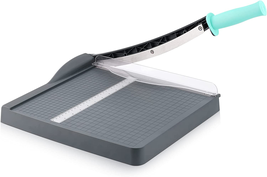 Paper Cutter, Paper Trimmer with Safety Guard, 12&quot; Cut Length Paper Slic... - £23.31 GBP