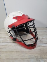 Cascade C PRO Lacrosse Helmet w/ Cage White Red Size S/M Face Guard - $34.27 CAD