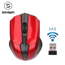PC Wireless 2.4G Optical Computer USB Mini 1600 DPI 6 Buttons Mouse Gaming Mini  - £10.47 GBP