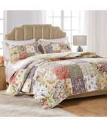 Blooming Prairie Cotton Patchwork Quilt Set, 2-Piece Twin/Twin, Greenlan... - $108.27 CAD