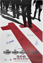OCEAN’S ELEVEN  signed movie poster - $180.00