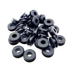 7/16&quot; Panel Hole Rubber Grommets 1/4&quot; ID Wiring Bushing for 1/8&quot; Thick W... - £8.56 GBP+