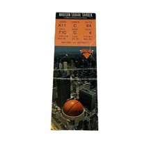 1992 Detroit Pistons at NY Knicks Ticket Stub 12/13 Rodman 16 Rbds Ewing 21pts - £9.51 GBP